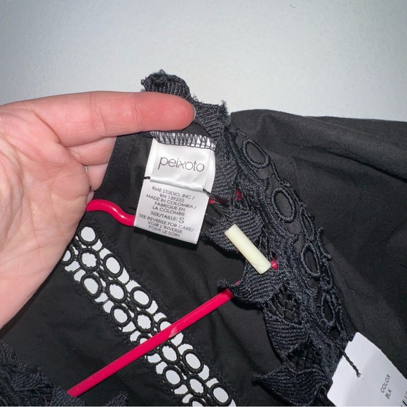 Anthropologie Black Lace Swim Dress - Picture 4 of 5